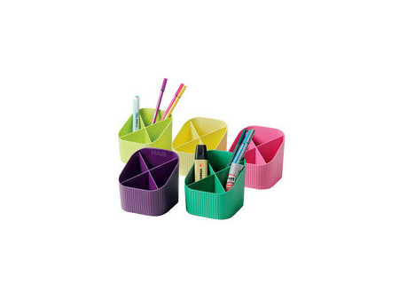 HAN Multipot à crayons Re-X-LOOP, plastique éco, bleu