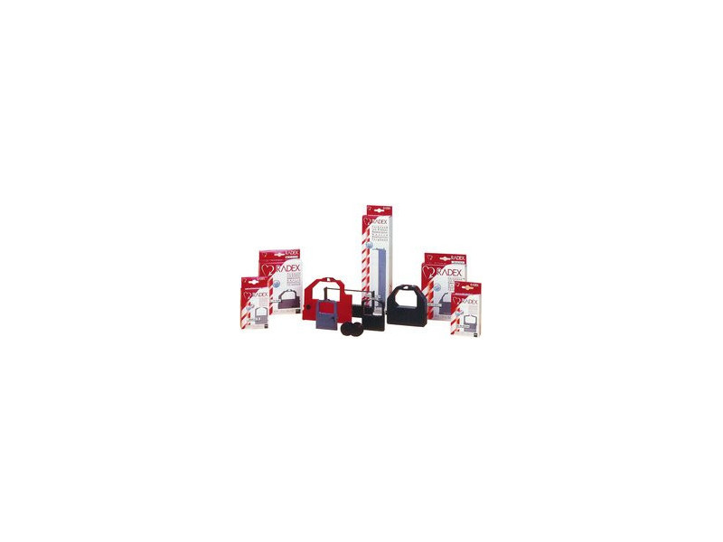 Kores Ruban encreur, groupe 8 D, soie, noir/rouge