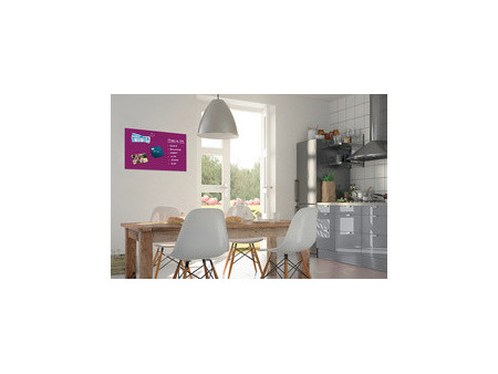 Be!Board Tableau magnétique en verre (L)600x(H)400 mm, blanc