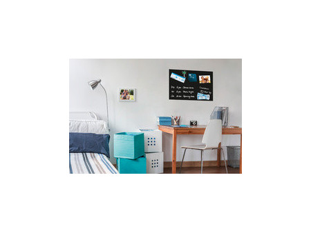 Be!Board Tableau magnétique en verre (L)600x(H)400 mm, noir