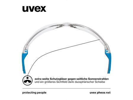 uvex Lunettes pheos nxt, teinte des verres: transparent