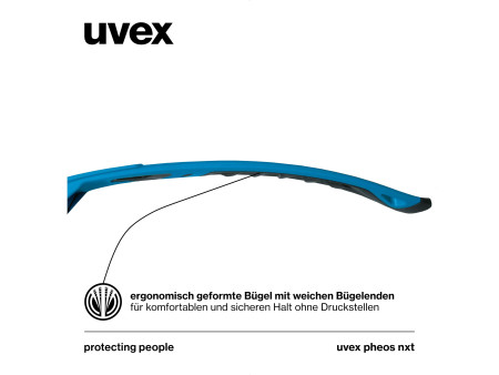 uvex Lunettes pheos nxt, teinte des verres: transparent