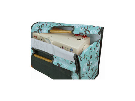 KLEIBER Sac pour machine à coudre, kiwi/gris