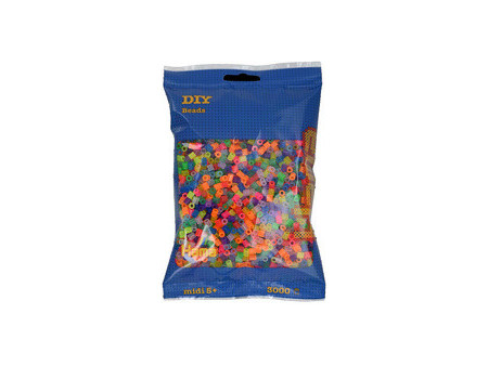 Hama Perles à repasser midi 'Mix de couleurs', en sachet