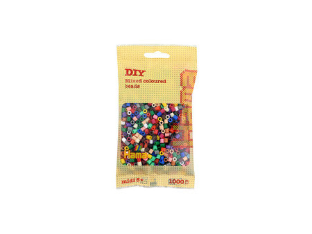 Hama Perles à repasser midi 'Mix de couleurs', en sachet