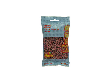Hama Perles à repasser midi, dans un sachet, beige