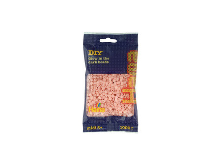 Hama Perles à repasser midi, sachet, vert fluorescent
