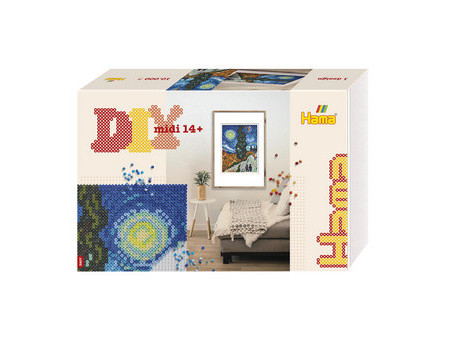 Hama Perles à repasser midi Art 'Van Gogh', boîte cadeau