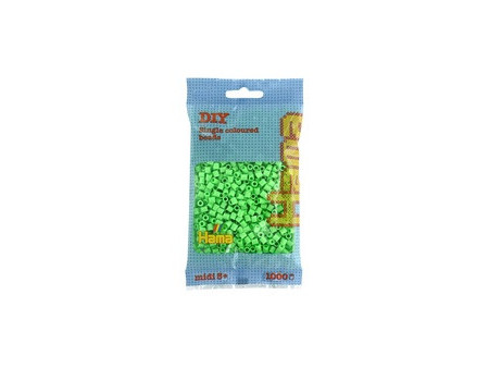Hama Perles à repasser midi, sachet, vert citron