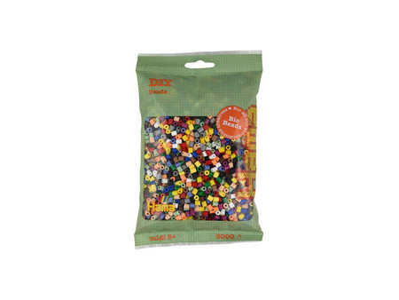 Hama Perles à repasser Bio midi, sachet, 'mix 15 couleurs'