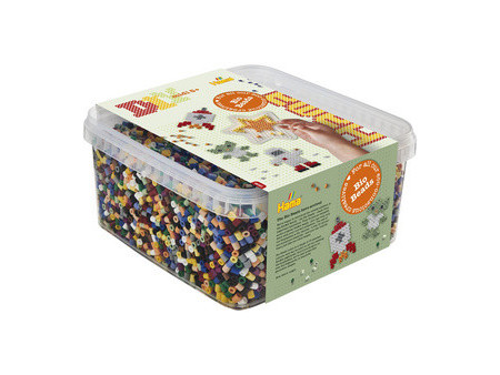 Hama Perles à repasser Bio midi 'mix de couleurs', boîte