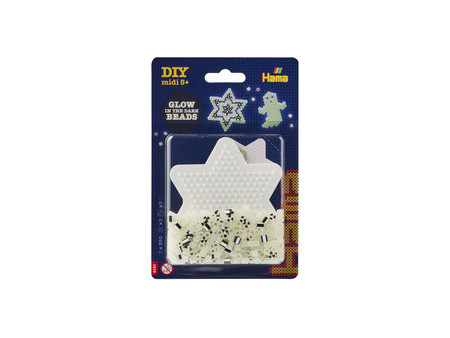 Hama Perles à repasser midi 'Étoile lumineuse', blister