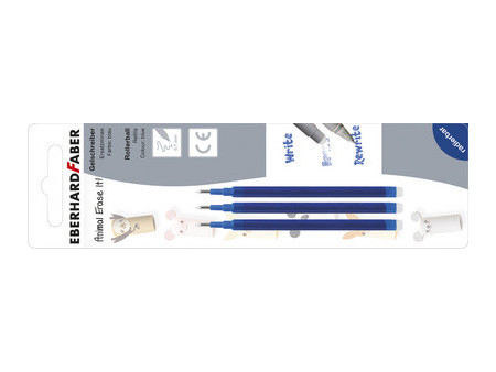 EBERHARD FABER Recharge pour stylo encre gel Animal Erase it