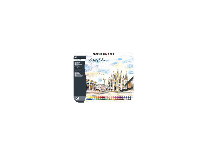 EBERHARD FABER Crayon de couleur Artist Color, étui de 36