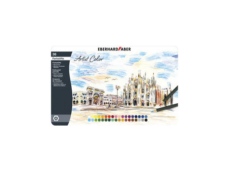 EBERHARD FABER Crayon de couleur Artist Color, étui de 36