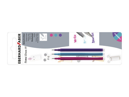 EBERHARD FABER Recharge pour stylo encre gel Animal Erase it