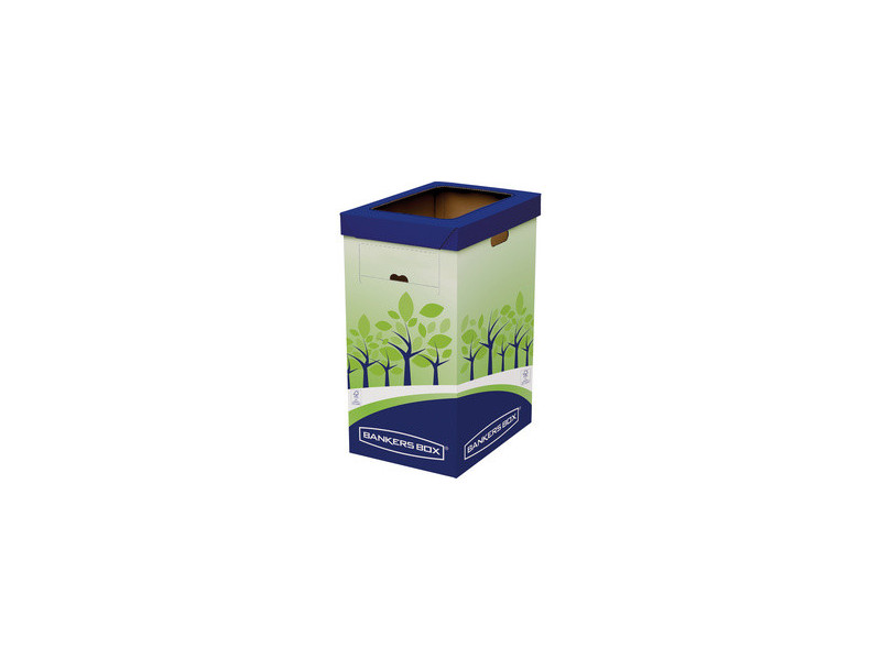 Fellowes BANKERS BOX Collecteur de recyclage, vert/bleu