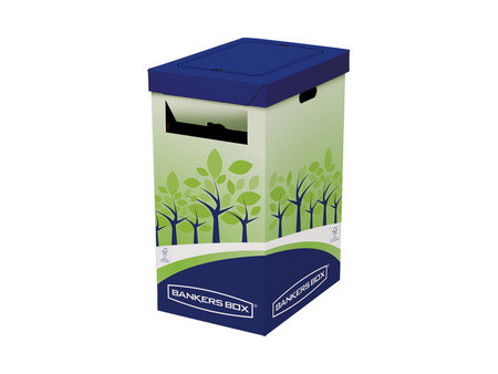 Fellowes BANKERS BOX Collecteur de recyclage, vert/bleu