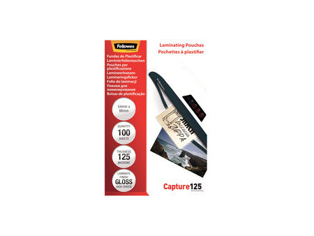Fellowes Pochette de plastification, 75 x 105 mm