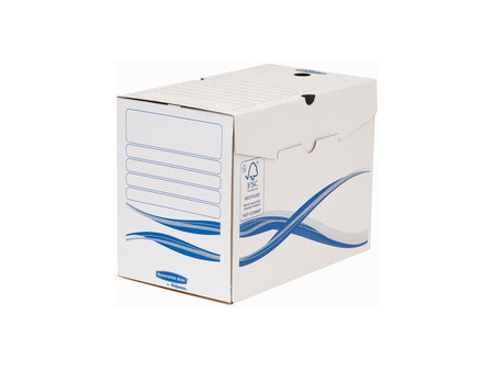 Fellowes Boîte d'archives BANKERS BOX Basic (L)100 mm, bleu