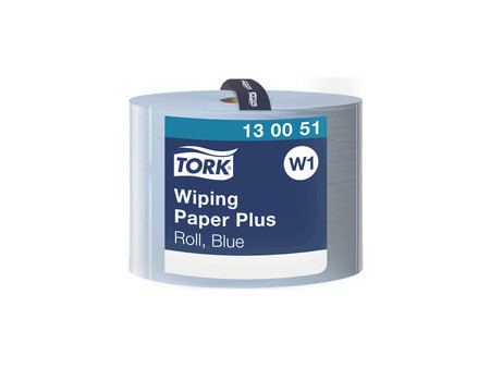 TORK Rouleau nettoyant multi-usage, 2 couches, 510 m, bleu