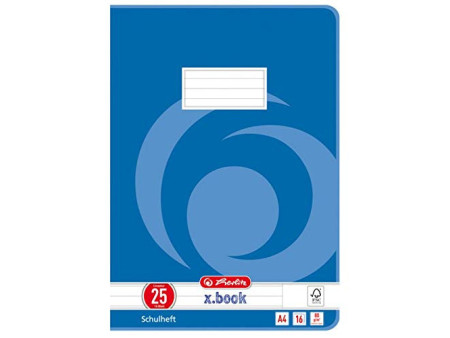 herlitz Cahier x.book, A4, réglure 26 / quadrillé
