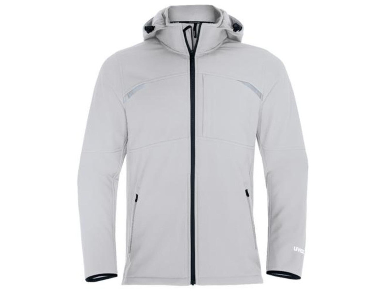 uvex Veste Softshell suXXeed craft, S, blanc