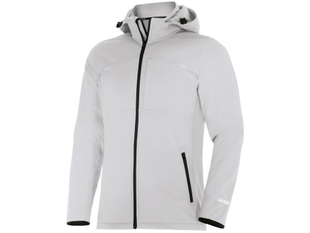 uvex Veste Softshell suXXeed craft, M, blanc