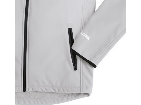 uvex Veste Softshell suXXeed craft, L, blanc