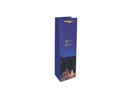 sigel Sac cadeau de Noël pour bouteille Christmas Chapel