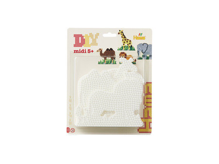 hama Plaques pour perles 'Eléphant, girafe, lion, chameau'