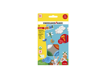EBERHARD FABER Kit pâte à modeler Mini Kids, tons de base