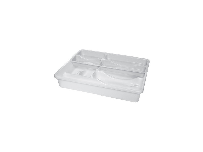 plast team Range-couverts 'Double', blanc
