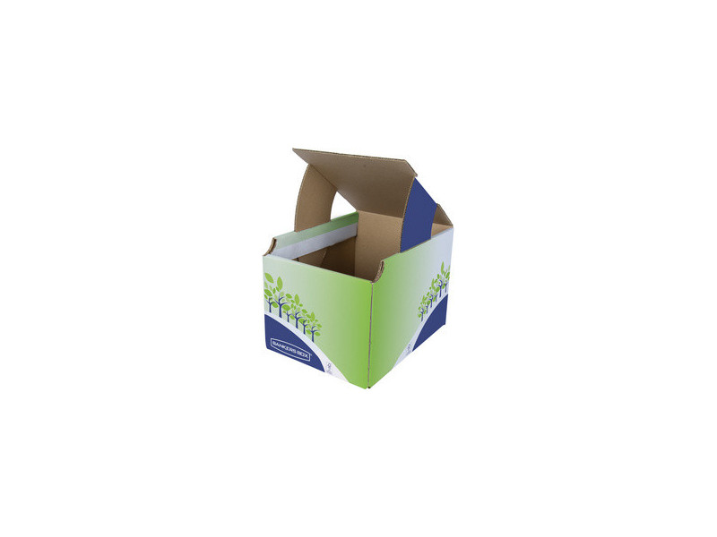 Fellowes BANKERS BOX Collecteur de recyclage, vert/bleu