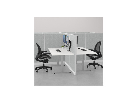 Fellowes Bras deux écrans Eppa Crossbar, argent