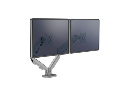 Fellowes Bras porte-écrans double Eppa, argenté