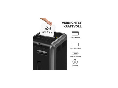 Fellowes Destructeur de doc Powershred 225Ci, particules