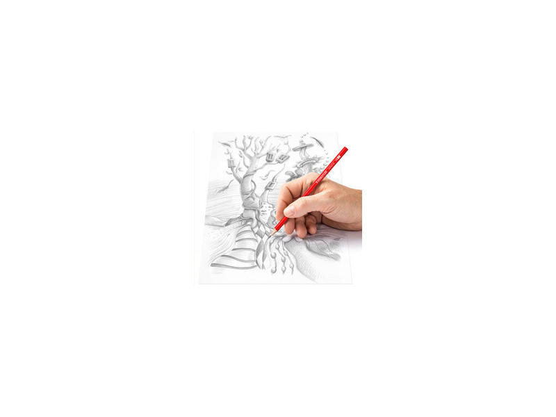 STAEDTLER Crayon minerva, hexagonal, dureté de la mine: HB