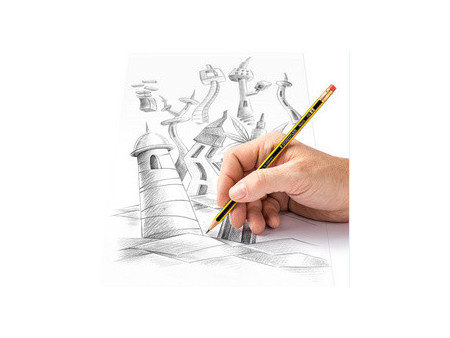 STAEDTLER Crayon de papier Noris avec gomme, pot de 72