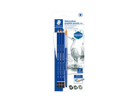 STAEDTLER Kit de crayons graphite Mars Lumograph aquarell