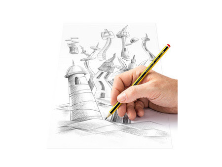 STAEDTLER Crayon graphite Noris, pack promo de 12 + gomme
