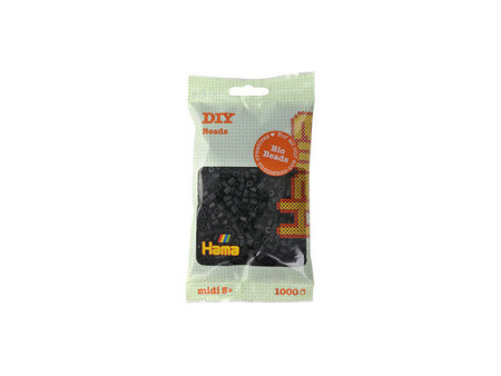 Hama Perles à repasser Bio midi, sachet, gris