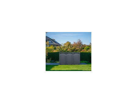 phoenix Abri de poubelle GB33320AAK, 3 portes, anthracite