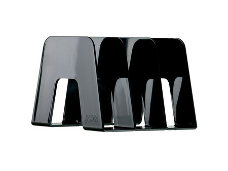 HAN Porte-revues SORTER, A4, 3 compartiments, transparent
