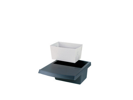 HAN Bac à papier LOGO-DRIVE, polystyrène, 25 litres, gris