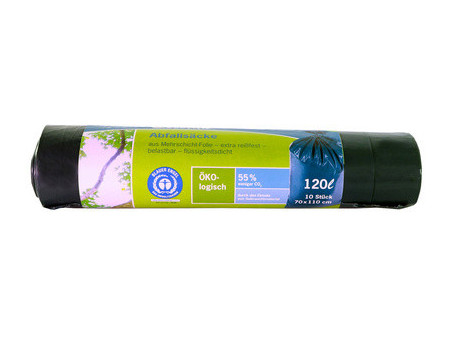 Secolan Sac poubelle, extra grand, noir, 200 litres