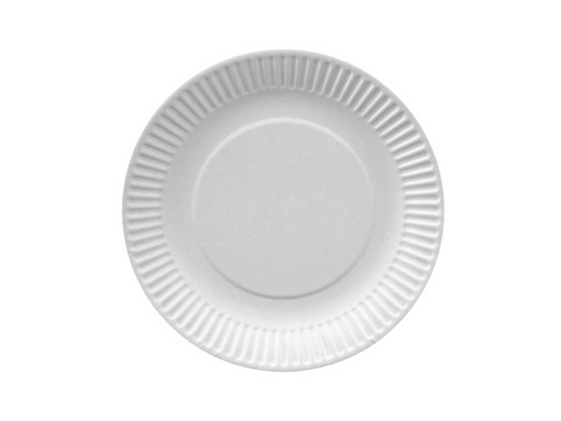 PAPSTAR Assiette en carton 'pure', rond, 190 mm, blanc