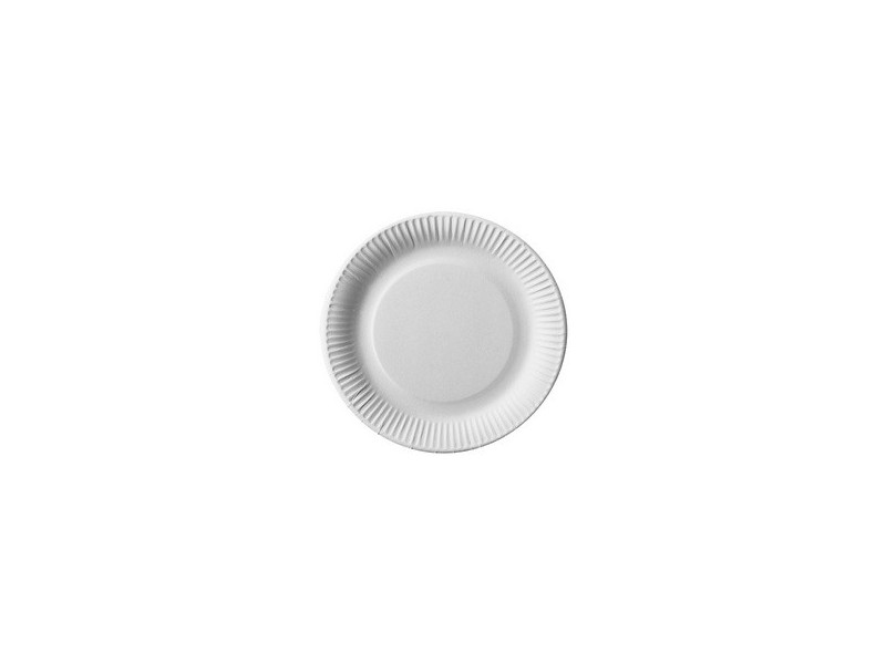 PAPSTAR Assiette en carton 'pure', rond, 230 mm, blanc