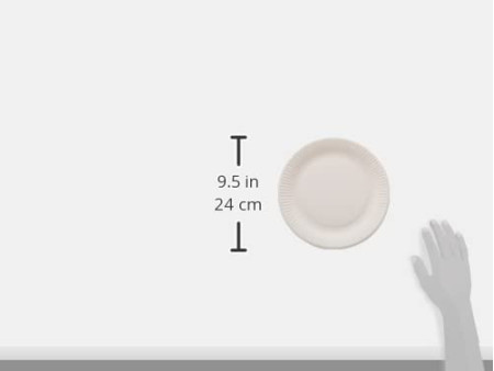 PAPSTAR Assiette en carton 'pure' diamètre: 230 mm, blanc