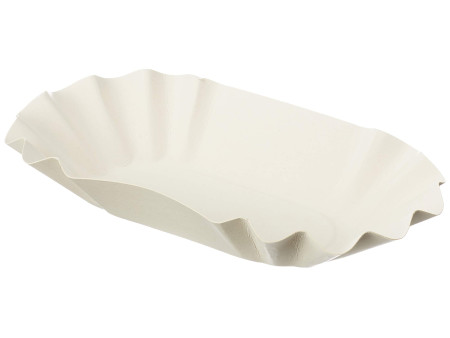 PAPSTAR Barquette à frites 'pure', 105 x 175 x 30 mm, blanc